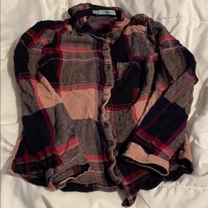 Plaid flannel shirt